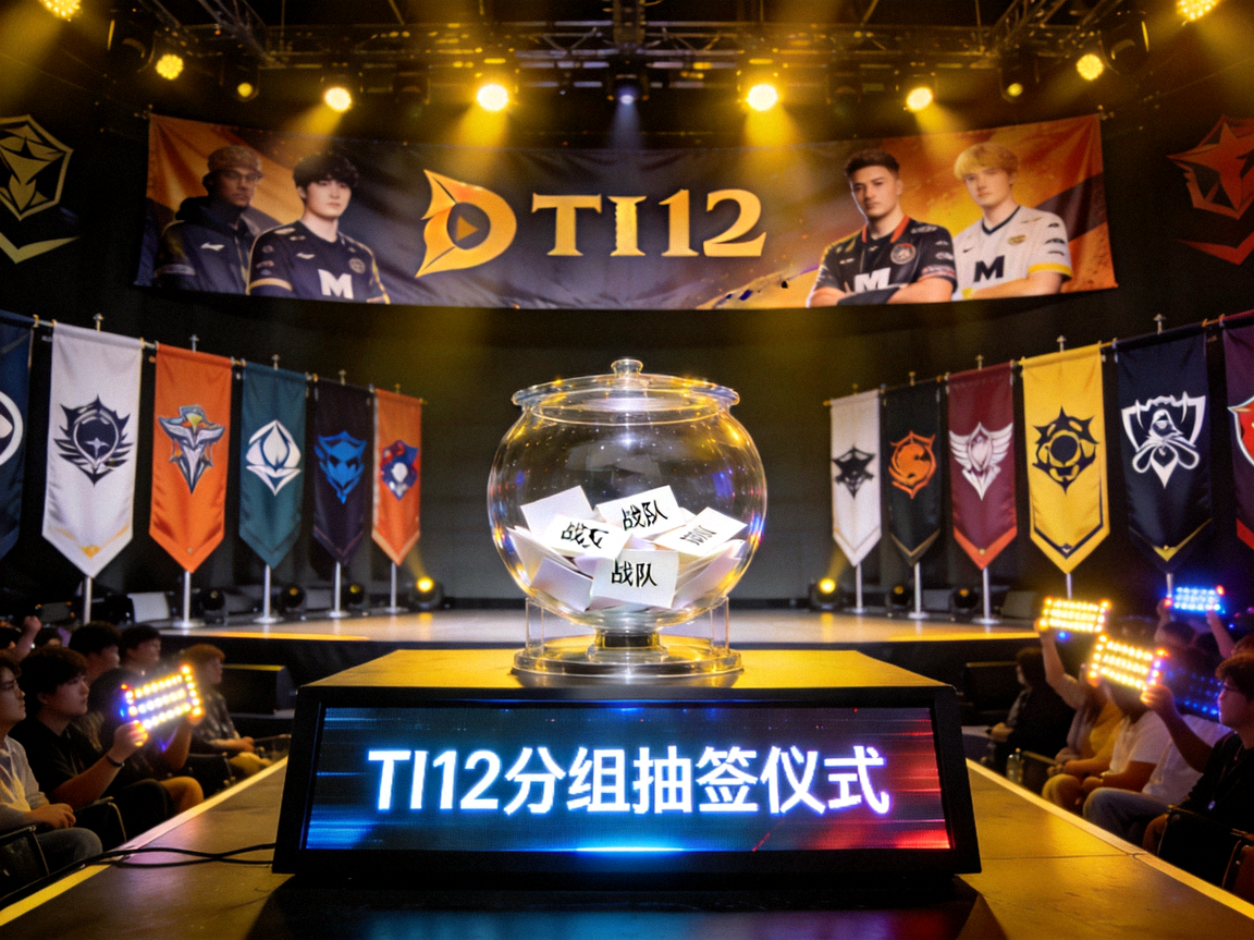 DOTA2 TI12国际邀请赛参赛战队分组抽签仪式现场